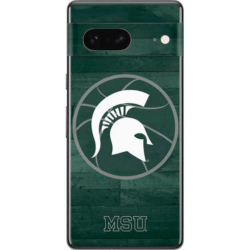 Michigan State University Basketball Courtside Pixel Skins